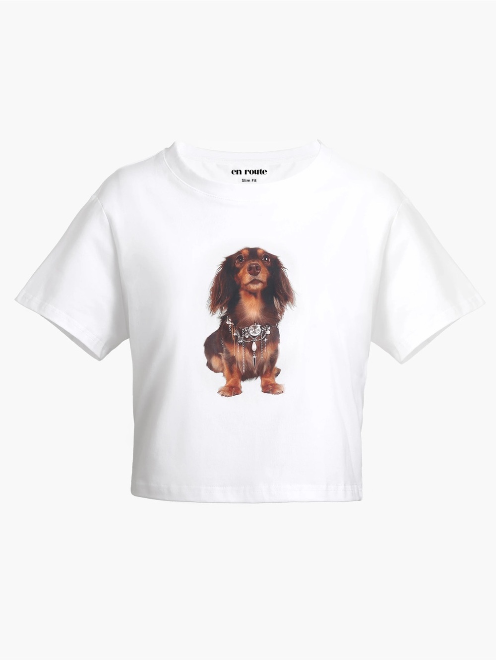 En Route jewelry dachshund top